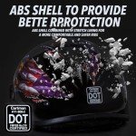 Patriotic Eagle Half Face Helmet for Scooters