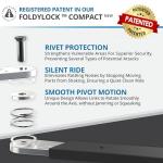 Compact High-Security Folding Lock for Scooters/Bikes