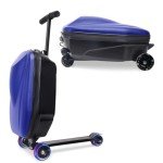 Apelila 2-in-1 Hardshell Ride-On Scooter Luggage