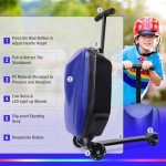 Apelila 2-in-1 Hardshell Ride-On Scooter Luggage