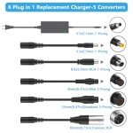 42V 2A Electric Scooter Charger with 6 Plugs