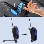 Apelila 2-in-1 Hardshell Ride-On Scooter Luggage