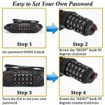 5-Digit Keyless Coiled Security Cable Lock