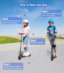 Startfun Kids Electric Scooter, 150W, 12.5mph