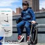 Hover-1 Lunar Kids Folding Kick Scooter with LED Lights