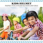 Kids' Adjustable Skateboard and Scooter Helmets (8 Pcs)