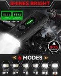 USB Rechargeable Bicycle Light Kit with 2 LED Lamps