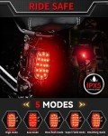 USB Rechargeable Bicycle Light Kit with 2 LED Lamps