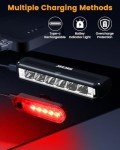 Bright USB-C Rechargeable Bike Light Set