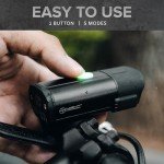 BX-500 Rechargeable Bicycle Headlight Set – Front & Rear