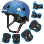 KAMUGO Kids Bike Helmet with Protective Gear Set