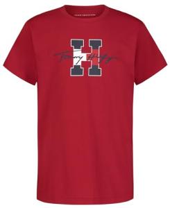Tommy Hilfiger Boys' Scooter Red Crew Neck Tee