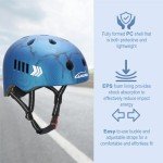 KAMUGO Kids Bike Helmet with Protective Gear Set
