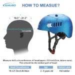 KAMUGO Kids Bike Helmet with Protective Gear Set