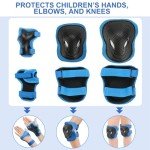 KAMUGO Kids Bike Helmet with Protective Gear Set