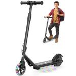 Isinwheel S2 Kids Electric Scooter with Colorful Lights