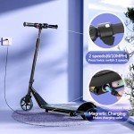 Isinwheel S2 Kids Electric Scooter with Colorful Lights