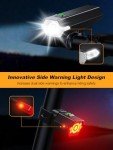 Bright Rechargeable Bike Lights with 360°Rotation