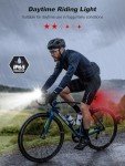 Bright Rechargeable Bike Lights with 360°Rotation