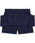 Nautica Girls' Navy Pleated Scooter with Pockets