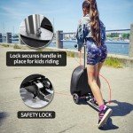 Kids' Unicorn Scooter Suitcase with LED Wheels
