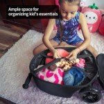 Kids' Unicorn Scooter Suitcase with LED Wheels