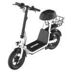 Gotrax A5 Electric Scooter with Seat - White