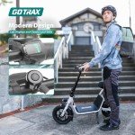 Gotrax A5 Electric Scooter with Seat - White