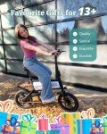Gotrax Nano 14" Folding Electric Bike - Gray