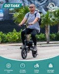 Gotrax Nano 14" Folding Electric Bike - Gray