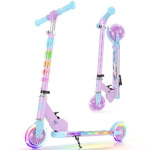BELEEV 2-Wheel Light-Up Scooter for Kids