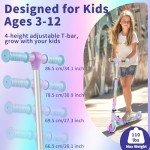 BELEEV 2-Wheel Light-Up Scooter for Kids