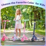 BELEEV 2-Wheel Light-Up Scooter for Kids