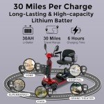 MOVEMAGIC 30-Mile All-Terrain Electric Scooter