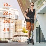 NAVIC T5 Electric Scooter for Adults, 19 MPH