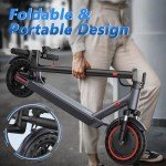 Portable Electric Scooter: 500W, 22MPH, Dual Suspension