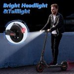 Portable Electric Scooter: 500W, 22MPH, Dual Suspension