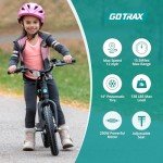 Gotrax Electric Balance Bike for Kids, 14" Tire