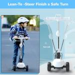 iScooter IK2 Electric Scooter for Kids - Cloud White