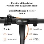 Segway Ninebot E2 Pro Electric Kick Scooter - Effortless Commutes w/t 15.5 mph Max Speed, 25-Mile Range, Power by 350W Motor, Cruise Mode, UL-2272 Certified