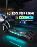 Gyroor Kids Electric Scooter with 180W Motor & LED Visible Display, Colorful Lights, Adjustable Speed and Height, 10 Mph & 10 Miles Range Electric Scooter, Electric Scooter for Kids Ages 8-12