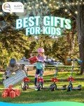 Gyroor Kids Electric Scooter with 180W Motor & LED Visible Display, Colorful Lights, Adjustable Speed and Height, 10 Mph & 10 Miles Range Electric Scooter, Electric Scooter for Kids Ages 8-12