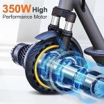 350W Folding Electric Scooter - 21 Mile Range