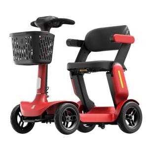 Foldable Mobility Scooter with Safety System for Adults