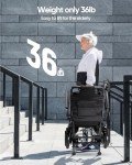 Lightweight Foldable Electric Wheelchair for Adults
