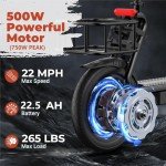 WERHY H3PRO Foldable Electric Scooter with Seat
