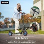 iScooter Electric Scooter - 18 Miles Range, 15.6 MPH