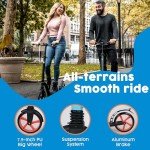 Lascoota Kids Electric Scooter - Adjustable & Foldable