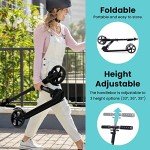 Aero A180 Lightweight Kick Scooter for Kids & Adults