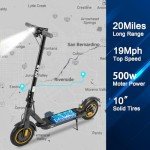 Portable Electric Scooter with Powerful Motor and Long Range